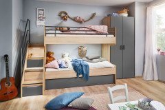 level 2 von Rudolf - Etagenbett mit Treppe und Schrank-Umbau
