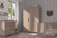 Brother Stu von YUNY by Paidi - Kinderbett taupe Liegefläche 70x140 cm