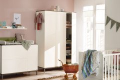 Lovely Aliv von YUNY by Paidi - Babybett off-white - Dark-Walnut-Nachbildung