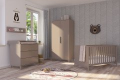 Brother Stu von YUNY by Paidi - Kinderbett taupe Liegefläche 70x140 cm