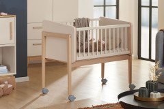 Little Cloud von Paidi - Anstellbett kreideweiß multifunktional umbaubar