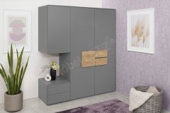 clip by rb 343 von Röhr-Bush - Schrank-Kombi mittelgrau - Hickory