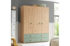Birta von POL Power - Babyzimmer-Set Eiche Artisan - salbeigrün