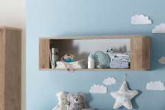 Bill von Mäusbacher - Hängeregal ca. 97 cm breit Viking Oak - taupe