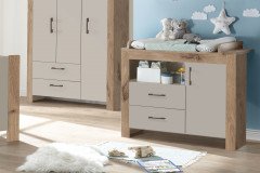 Bill von Mäusbacher - Hängeregal ca. 97 cm breit Viking Oak - taupe