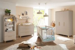 Hilda/ Peppini von POL Power - Babyzimmer-Set kaschmir - Mauvella Oak